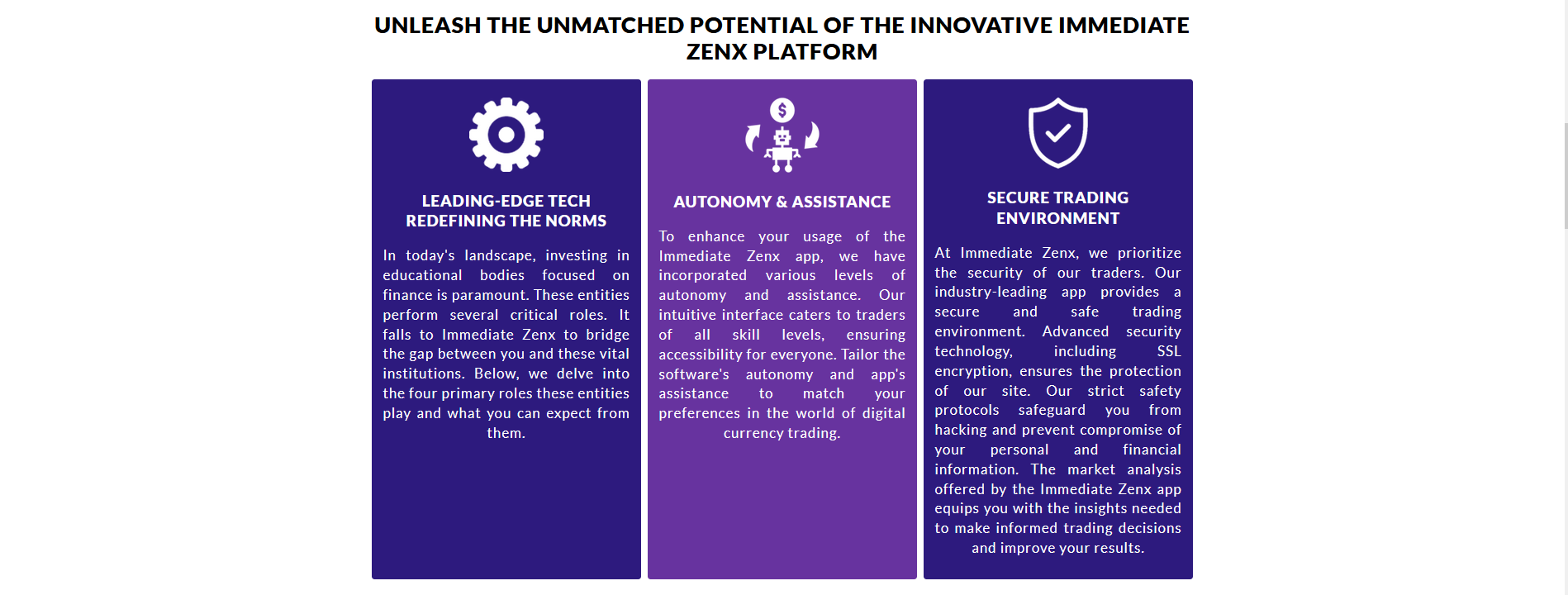 Immediate-Zenx-Factors